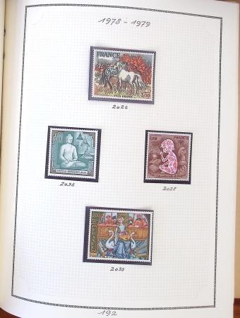 1862-1987, Solide collection de timbres neufs de France