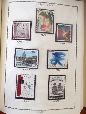1862-1987, Solide collection de timbres neufs de France