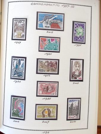 1862-1987, Solide collection de timbres neufs de France