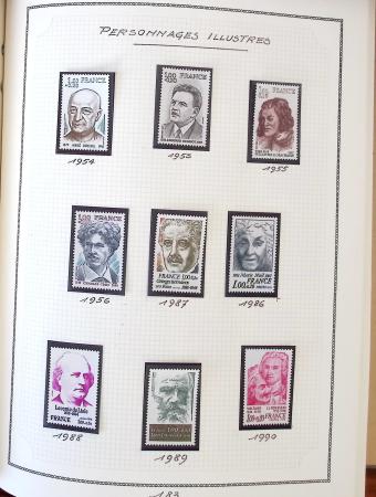 1862-1987, Solide collection de timbres neufs de France