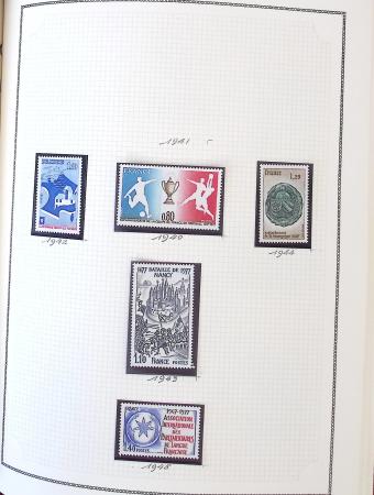 1862-1987, Solide collection de timbres neufs de France