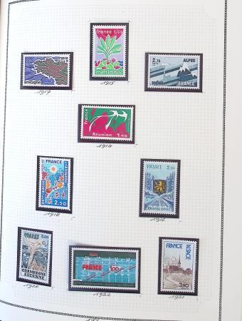 1862-1987, Solide collection de timbres neufs de France