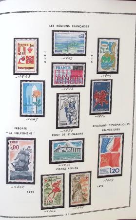 1862-1987, Solide collection de timbres neufs de France