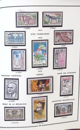 1862-1987, Solide collection de timbres neufs de France