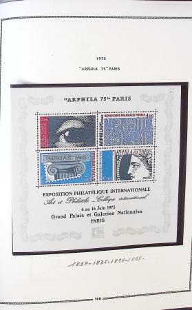 1862-1987, Solide collection de timbres neufs de France