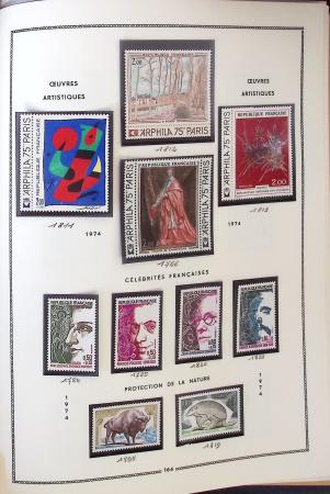 1862-1987, Solide collection de timbres neufs de France