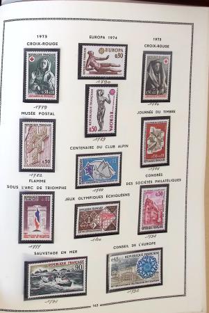 1862-1987, Solide collection de timbres neufs de France