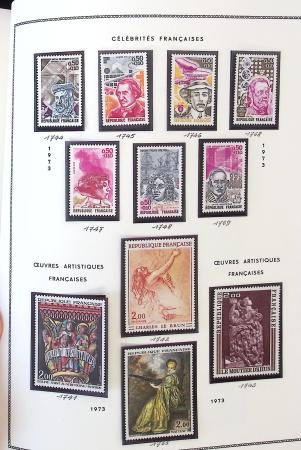 1862-1987, Solide collection de timbres neufs de France