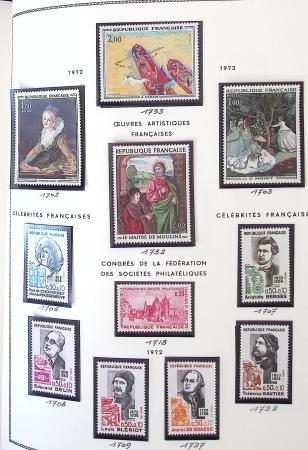 1862-1987, Solide collection de timbres neufs de France