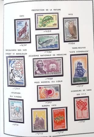 1862-1987, Solide collection de timbres neufs de France