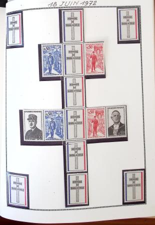 1862-1987, Solide collection de timbres neufs de France