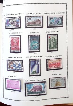 1862-1987, Solide collection de timbres neufs de France