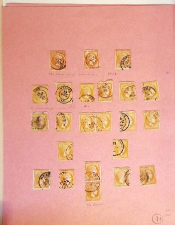 1860-1900 Used selection of mostly Greece Large Hermes