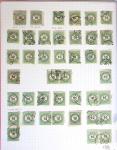 1860-1900 Used selection of mostly Greece Large Hermes