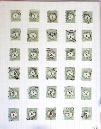1860-1900 Used selection of mostly Greece Large Hermes