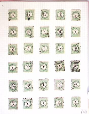 1860-1900 Used selection of mostly Greece Large Hermes