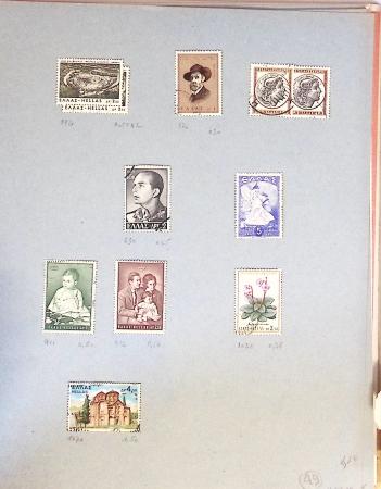 1860-1900 Used selection of mostly Greece Large Hermes