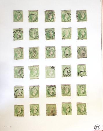 1860-1900 Used selection of mostly Greece Large Hermes