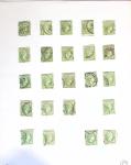 1860-1900 Used selection of mostly Greece Large Hermes