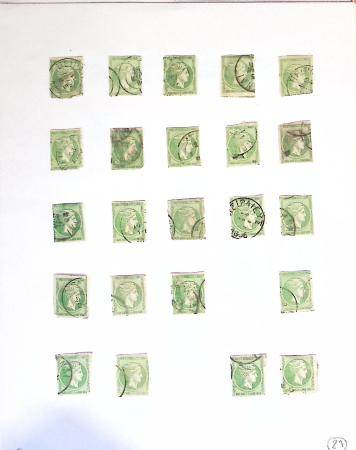 1860-1900 Used selection of mostly Greece Large Hermes