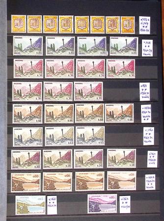1931-2023 Collection de neufs en cinq classeurs, à