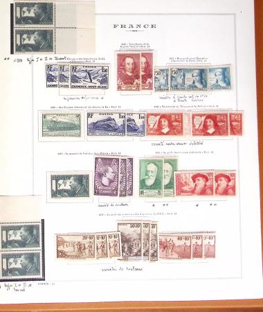 1924-2023 Collections de France neuve avec petite partie