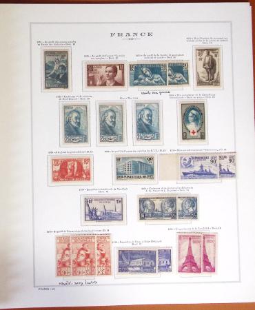 1924-2023 Collections de France neuve avec petite partie
