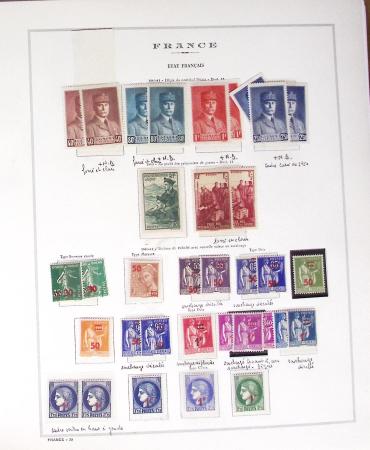 1924-2023 Collections de France neuve avec petite partie