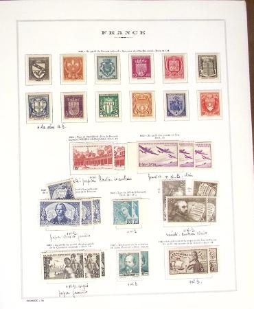 1924-2023 Collections de France neuve avec petite partie