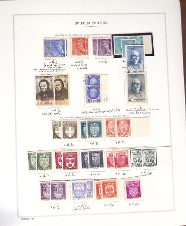 1924-2023 Collections de France neuve avec petite partie
