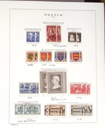 1924-2023 Collections de France neuve avec petite partie