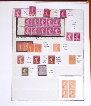 1924-2023 Collections de France neuve avec petite partie