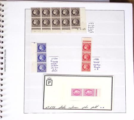 1924-2023 Collections de France neuve avec petite partie