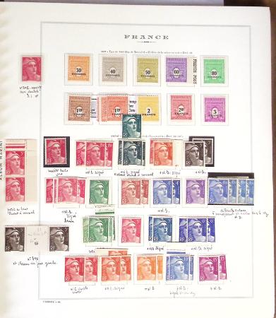 1924-2023 Collections de France neuve avec petite partie