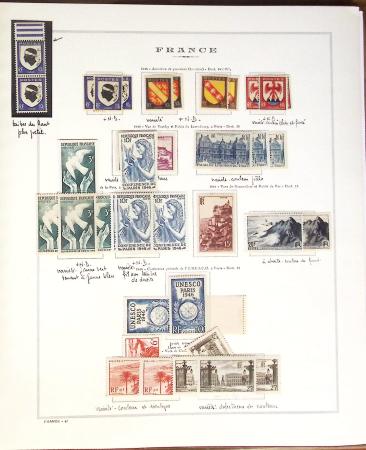 1924-2023 Collections de France neuve avec petite partie