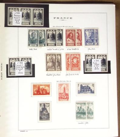 1924-2023 Collections de France neuve avec petite partie