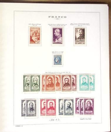 1924-2023 Collections de France neuve avec petite partie
