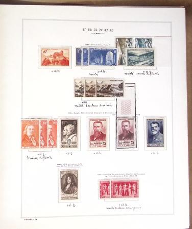 1924-2023 Collections de France neuve avec petite partie