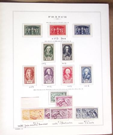 1924-2023 Collections de France neuve avec petite partie