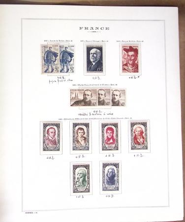1924-2023 Collections de France neuve avec petite partie