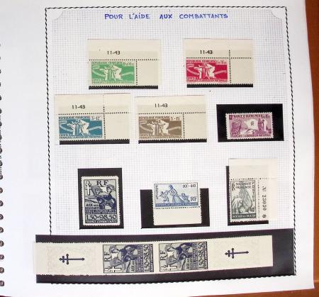 1924-2023 Collections de France neuve avec petite partie