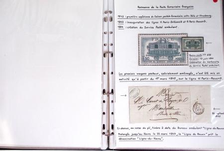 LA POSTE FERROVIAIRE 1845-1900, Sympathique ensemble