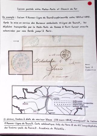 LA POSTE FERROVIAIRE 1845-1900, Sympathique ensemble