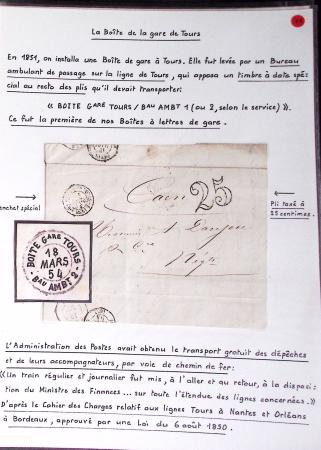 LA POSTE FERROVIAIRE 1845-1900, Sympathique ensemble