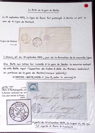LA POSTE FERROVIAIRE 1845-1900, Sympathique ensemble