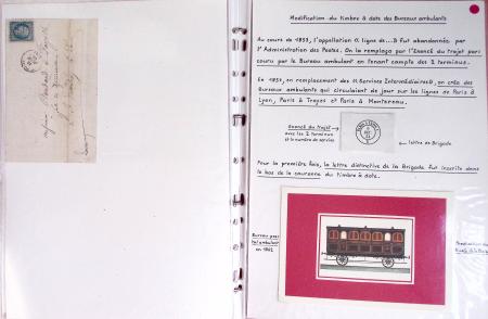 LA POSTE FERROVIAIRE 1845-1900, Sympathique ensemble