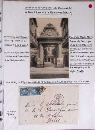 LA POSTE FERROVIAIRE 1845-1900, Sympathique ensemble