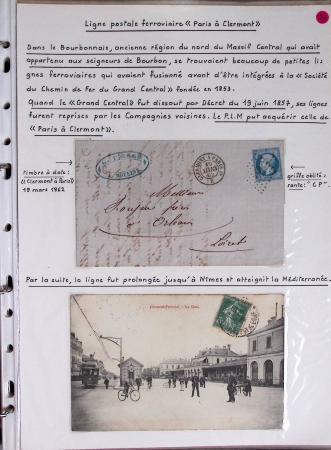 LA POSTE FERROVIAIRE 1845-1900, Sympathique ensemble