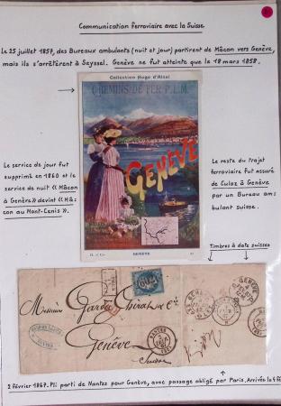 LA POSTE FERROVIAIRE 1845-1900, Sympathique ensemble