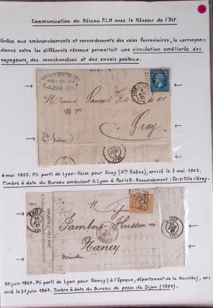 LA POSTE FERROVIAIRE 1845-1900, Sympathique ensemble